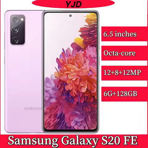 Samsung Galaxy S20FE G781U1 5G 6.5 inches 6GB RAM 128GB ROM 12MP+8MP+12MP Snapdragon 865 Original S2