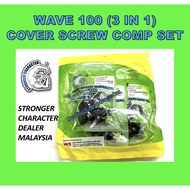 WAVE 100 BODY COVER SKREW SET SC WAVE100 COVER SET SKREW SET SC WAVE100 BODY COVER SKREW COMPLETE SE