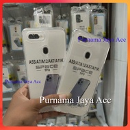 Softcase OPPO A5S / A7 / A12 / A11K TPU Case Casing Silicone Clear Clear Transparent Pro Camera Maca