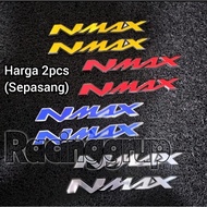 2pcs NMAX EMBLEMS 3D NMAX LOGO MOTORCYCLE EMBLEM NOT STICKERS OR STICKER embossed MOTORCYCLE VARIATI