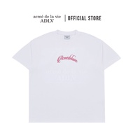 ADLV Twinkle Script Logo Basic Short Sleeve T-Shirt