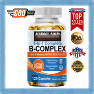 8-in-1 Vitamin B Complex for Men and Women Complex Vitamin B Promote Human Metabolism for Men and Wo