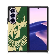Case Casing Samsung Z Fold 7 6 5 4 3 Z Flip 7 6 5 4 3 5G Phone Milwaukee Bucks Logo