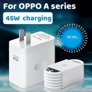 For OPPO 45W SuperVOOC Charger Original Fast Charging Type-C Cable MY Plug for OPPO A Series Reno Re