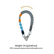 Bohemian Style Hand-woven Anti-lost Phone Lanyard Earphone Camera Strap Bag Charms Keychain