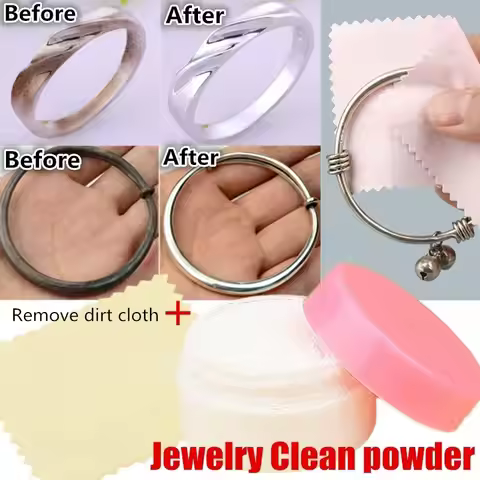 High Quality Silver Gold Jewelry Polishing Powder Cleaner Platinum Jewellery Cleaning Anti-Tarnish E