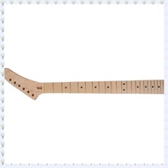 (JHWU) 22 Fret Maple Banana Electric Guitar Neck Dot Inlay for Parts Replacement