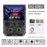 Anbernic | Anbernic RG406V Handheld Game Console 4" IPS HD Multi-touch Screen 5500mAh RG 406V Androi