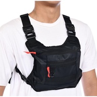 Men's Chest Bag tactical Vest - Motorcycle Vest Front Chest Bag - Motorcycle bicycle Vest