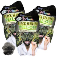 7th Heaven Seaweed Easy Peel-Off Face Mask, with Seaweed, Detox Face Pores, For All Skin Types, 3-Pa