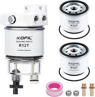 R12T Fuel Water Separator Filter, Marine SPIN-ON Filter Replaces Racor S3240 120AT NPT ZG1/4-19 Fit 