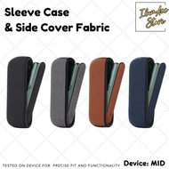 Sleeve Case & Side Door Cover Fabric Cotton for iqos iluma mid Accessories Device