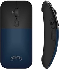 Computer Wireless Mouse Portable BM01 Smart Voice Language Translation Wireless Mouse(Grey) (Color : Blue)
