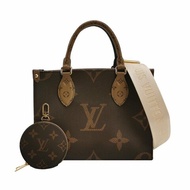 Louis Vuitton (LV) Onthego小號老花滿印子母包斜挎包肩背包晶片款
