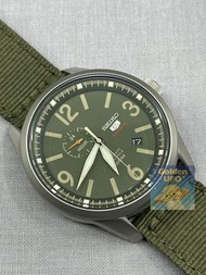 SEIKO 5 SSA299K1 軍綠色 field watch 軍錶 24 小時指針