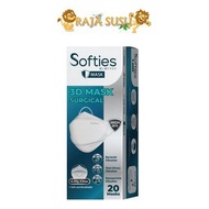 SOFTIES MASKER 3D MASK SURGICAL 20'S