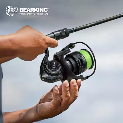 BEARKING New 5.2:1 fishing reel stainless steel bearings drive system ATHENA-B series 4-6Kg maximum 