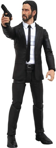 DIAMOND SELECT TOYS John Wick Select Action Figure , Black DIAMOND SELECT TOYS John Wick Select Acti