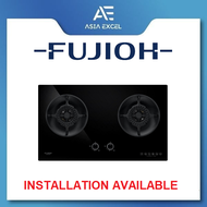 FUJIOH FH-GS6520 SVGL 2 BURNER GLASS BUILT-IN GAS HOB WITH SAFETY DEVICE