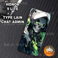 Rc24/AQUIST 9 LITE rubber softcase - SKULL Motif - HONOR 9 LITE case - Casing - HONOR 9 LITE silicon