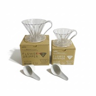 Love Duck Coffee CAFEC SANYO PDF-1 PDF-4 Japan Imported Petal Filter Cup Resin Flower Drip