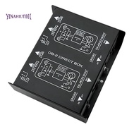 DB2 Passive Possive DI Box 2 Channel Professional DIRECT Box Guitar  Active Audio Converter