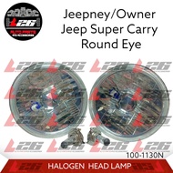 7INCHES UNIVERSAL Round Halogen Headlamp Headlight H4 SUZUKI MULTICAB CATEYE JEEPNEY OWNER JEEP 100-