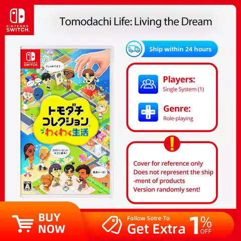 Tomodachi Life™ Living the Dream -Nintendo Switch Game Deals - Solid Game Cassette Support For Multi