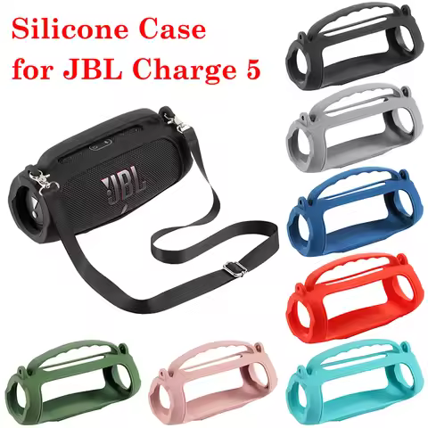 Newest Silicone Cover Case for Charge 5 Wi-Fi Wireless Bluetooth Speaker, Protective Skin for JBL Ch