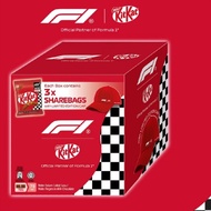 KitKat F1 Racing Red Cap Formula 1 Nestle 2-Fingers Milk Chocolate Share Pack (3x 10 Pieces) The Kit