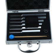 6pcs Solfeggio Tuning Forks Set & Silicon Hammer & Storage Box 396/417/528/639/741/852 Hz Healing DN