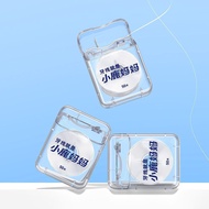 [Promosi Panas] Little Deer Mom Dental Floss 50m PTFE Flat Line Mint Toothpick Floss Ultra-fine Fami