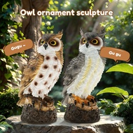 Simulation Owl Ornament Owl Statue Decoration Decoy Birddriver for Garden and Outdoor SHOPCYC8577