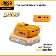 Converter Baterai USB Power Bank INGCO CUCLI2022 Powerbank Charge P20S