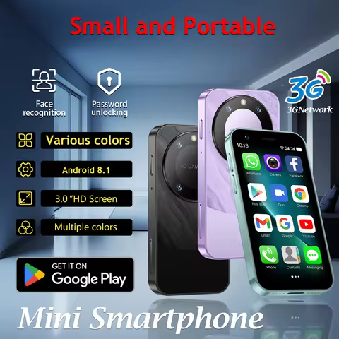 F8 Pro Max Mini Android Smartphone 2GB RAM 16GB ROM 2000mAh Google Play Store Dual SIM 3G Network