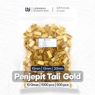 GOLD STRAP CLIP 10MM 13MM 20MM LANYARD STRAP CLIP/ SHOE STRAP CLIP/ STRAP CLIP/ GOLD/ GOLD/