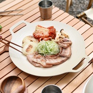 [WAGENSTEIGER] Induction IH Ceramic Griddle Pan - Ivory (Korean BBQ Grill Pan)