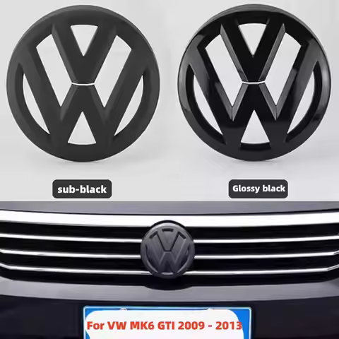 Volkswagen 135mm 110mm Car Front Grill Badge Rear Trunk Emblem Lid Logo Car Styling For Golf 6 MK6 G