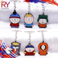 Anime South Park Keychain Cartoon Acrylic KeyRing Pendant Bag Pendant Car Kids Gift
