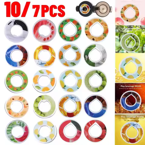 10/7Pcs Scented Pods Flavoring Pods Air Scent Fruit Flavour Pods 0 Sugar Up Sports Water Bottle Air 