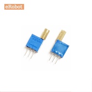 1PCS 3296W Resistor 1K 2K 5K 10K 100K Ohm 8MM Long Handle Potentiometer Multi Circle Precision Poten