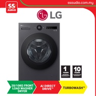 [ DELIVERY BY SELLER ] LG  F2520RNTKA BLACK 20.0KG WASH | 10.0KG DRYER AI INVERTER DIRECT THINQ DRIV