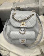Chanel🩵24P Duma 奶藍色小號🍼全新有膜有塵袋盒💖✨