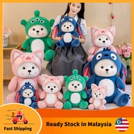 【⭐24H⭐Soft Toy】Teddy Tales Bear Cosplay Stitch Doll Dudu Cat Plushie Bear Lotso Plush Toy Doll Soft 