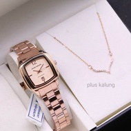 SEVEN MINUTE Jam tangan original wanita SEVEN MINUTE M704 plus kalung premium