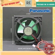 PANASONIC REFRIGERATOR FAN MOTOR (2 WIRE) - 113MM X 113MM DC9V 0.13A 4515JL-03W-S20 11338JH-09K-BA K