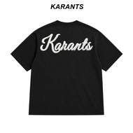 Karants Tee Boxy Fabrik Cotton 2 Hala Print Puff Lelaki - KR422