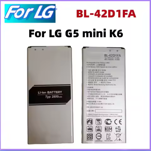New BL-42D1FA Phone Battery For LG G5 mini K6 G5mini BL42D1FA 2800mAh