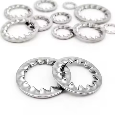 M2 M2.5 M3 M4 M5 M6 M8 M10 M12 M14 - M24 GB861.2 DIN6798J A2-70 304 Stainless Steel Internal Toothed