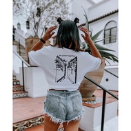 Kaos BTS Vintage Style Shirt BTS Love yourself borahae tshirt Kpop shirt Unisex BTS t-shirt Cotton B